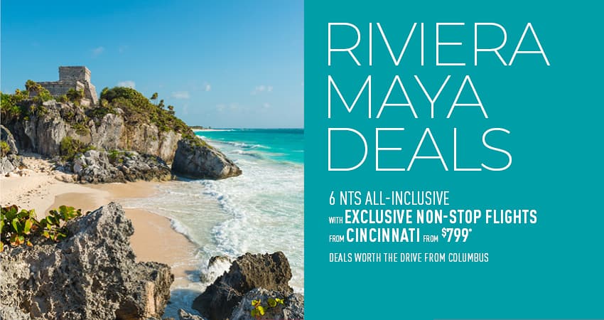 Columbus to Riviera Maya Deals