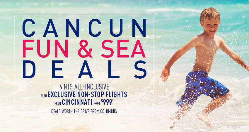 Columbus to Cancun Deals