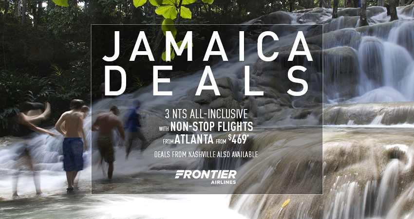 Atlanta or Nashville to Jamaica Deals