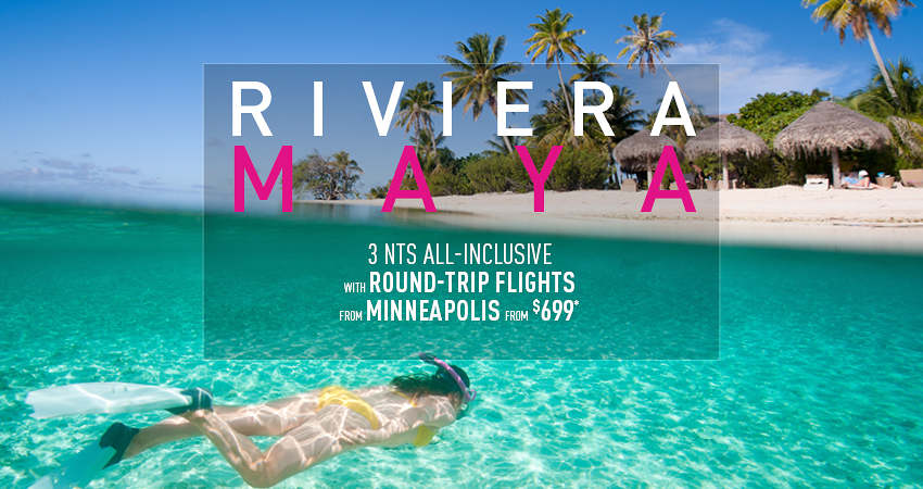 Minneapolis to Riviera Maya Deals