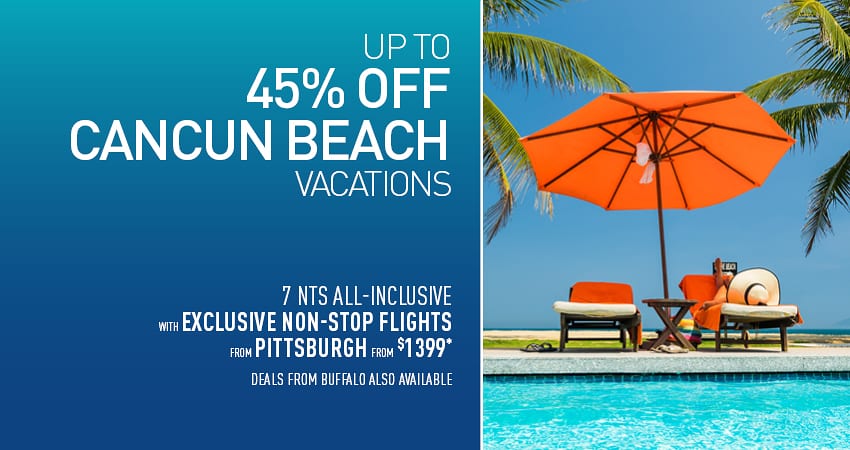 Buffalo to Cancun Deals