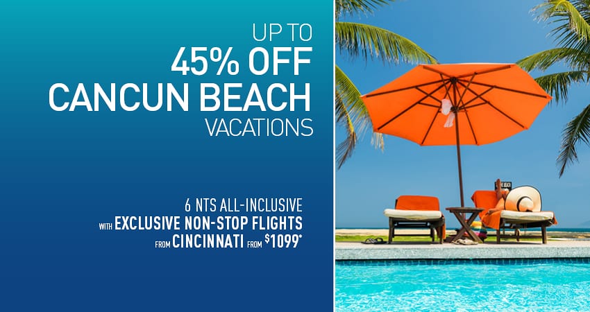 Cincinnati to Cancun Deals
