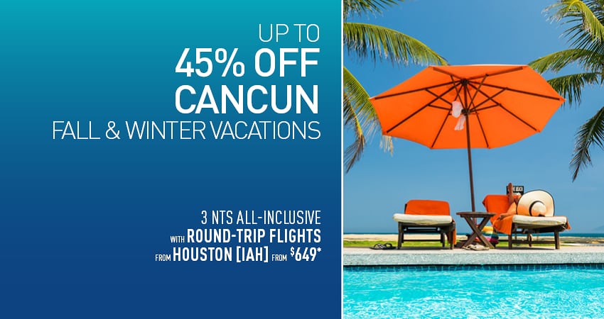 Houston to Cancun Deals