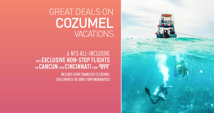 Indianapolis to Cozumel Deals