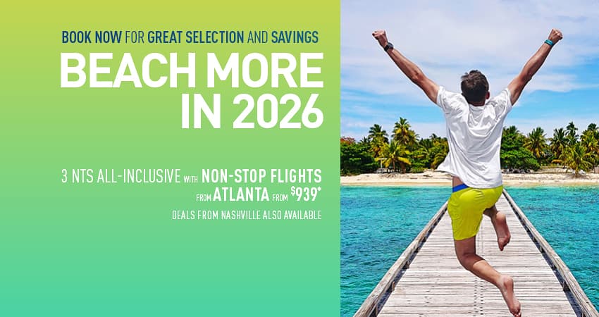 Atlanta or Nashville Early Booking Deals