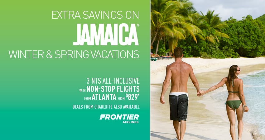 Atlanta or Charlotte to Jamaica Deals