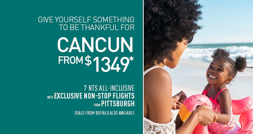 Buffalo to Cancun Deals