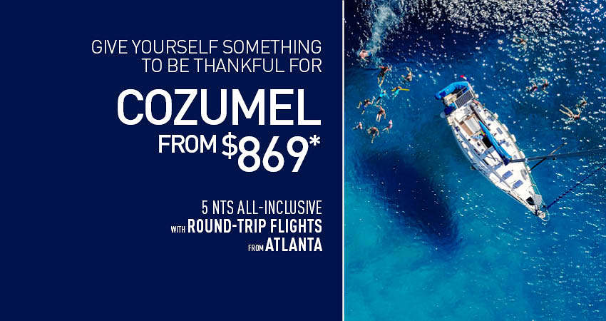 Atlanta to Cozumel Deals
