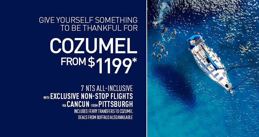 Buffalo to Cozumel Deals
