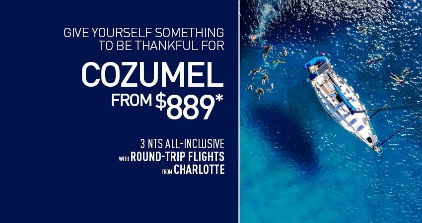 Charlotte to Cozumel Deals