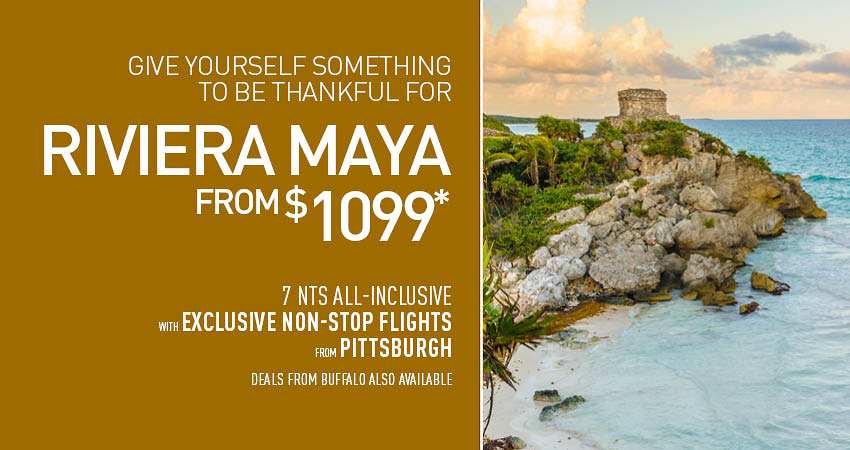 Buffalo to Riviera Maya Deals