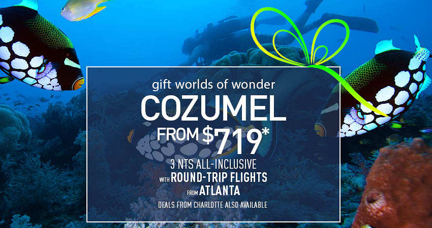 Atlanta or Charlotte to Cozumel Deals