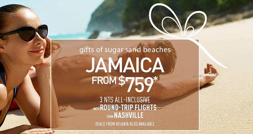 Atlanta or Nashville to Jamaica Deals