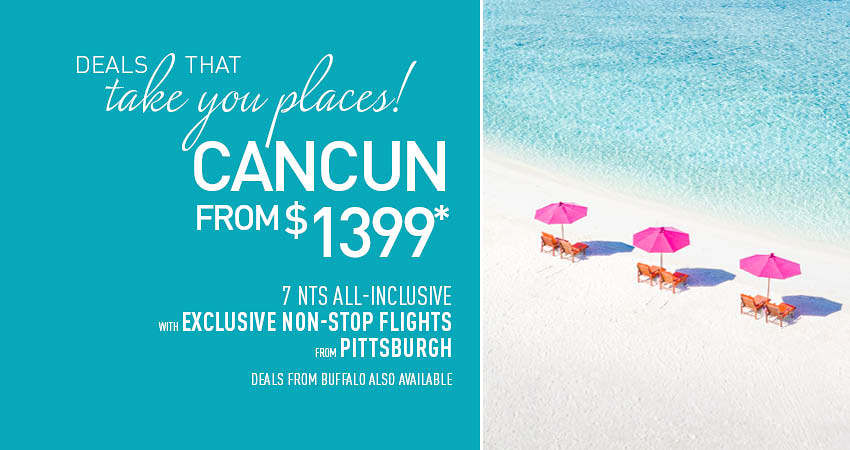 Buffalo to Cancun Deals