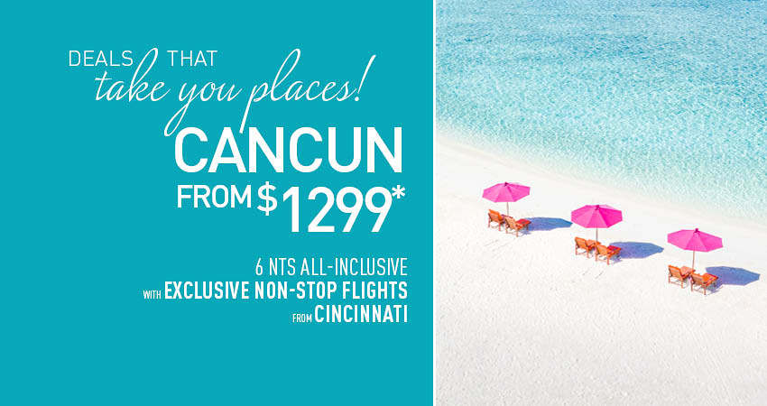 Cincinnati to Cancun Deals