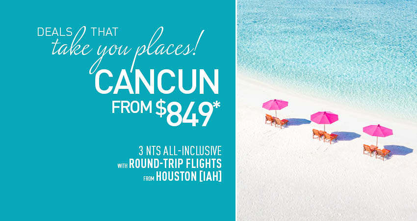Houston to Cancun Deals