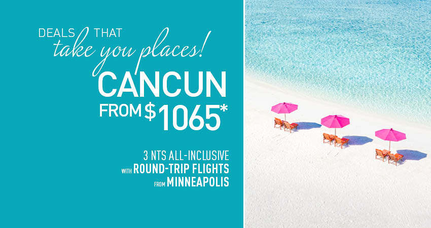 Minneapolis to Cancun Deals