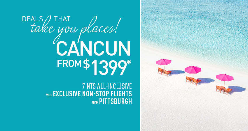 Pittsburgh to Cancun Deals