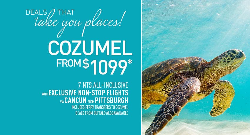 Buffalo to Cozumel Deals