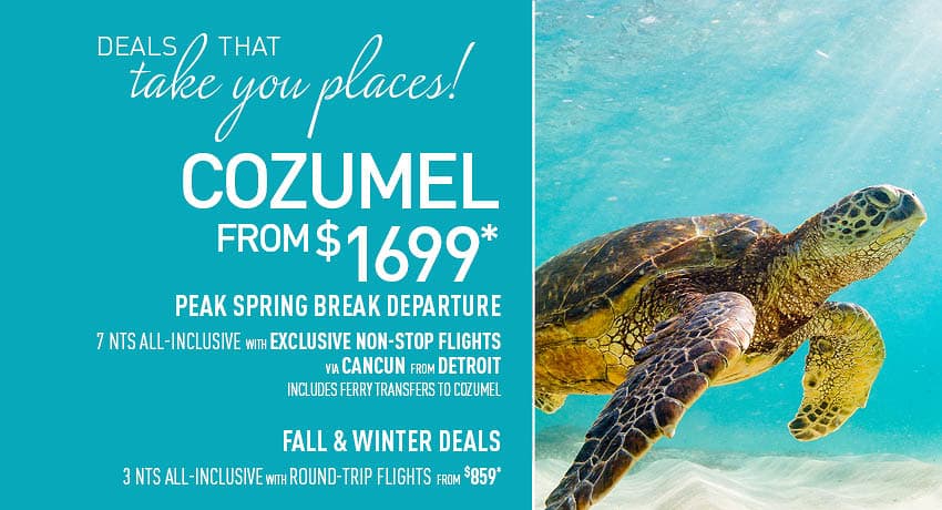 Detroit to Cozumel Deals