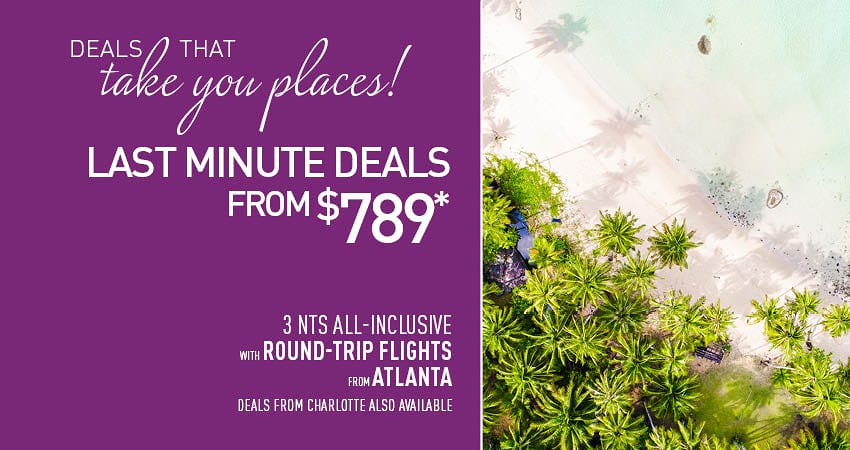 Atlanta or Charlottes Last Minute Deals