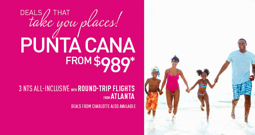 Atlanta or Charlotte to Punta Cana Deals