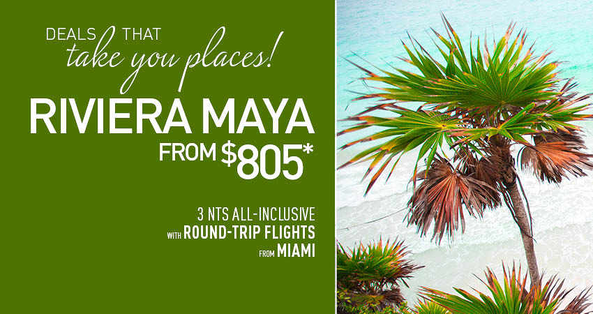 Miami to Riviera Maya Deals