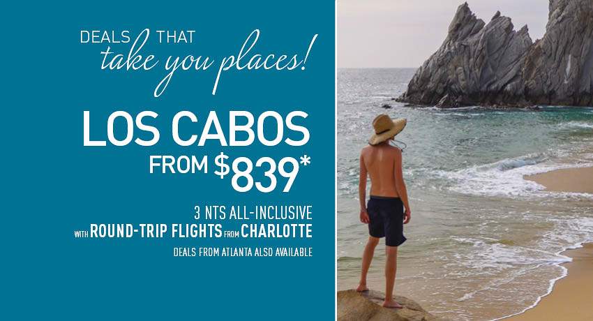 Atlanta or Charlotte to Los Cabos Deals