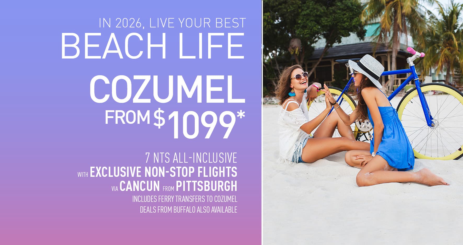 Buffalo to Cozumel Deals