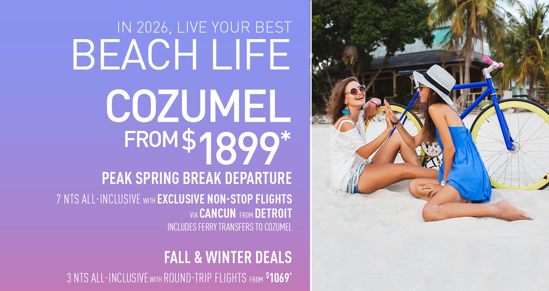 Detroit to Cozumel Deals