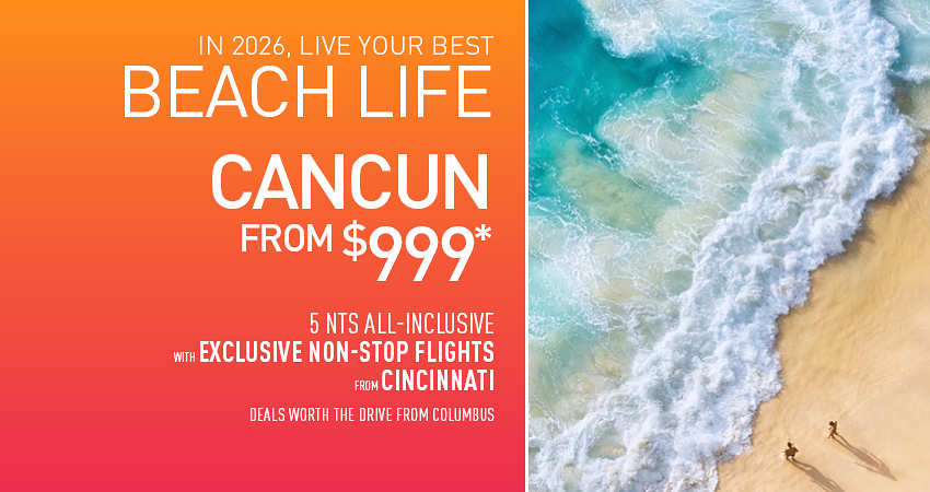 Columbus to Cancun Deals