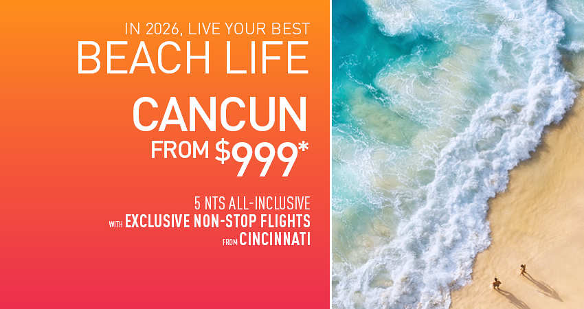 Cincinnati to Cancun Deals