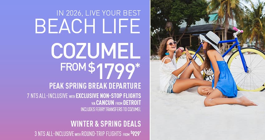Detroit to Cozumel Deals