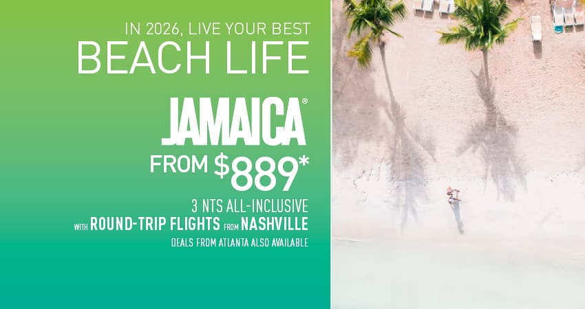 Nashville to Jamaica Deals