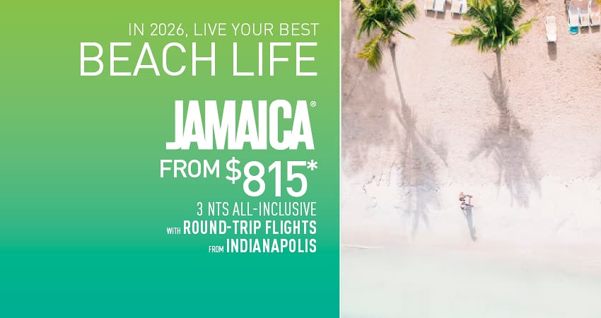Indianapolis to Jamaica Deals