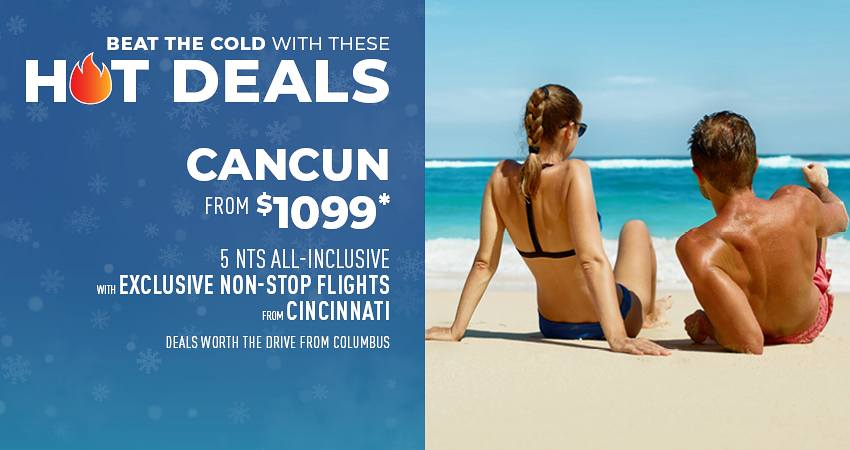 Columbus to Cancun Deals