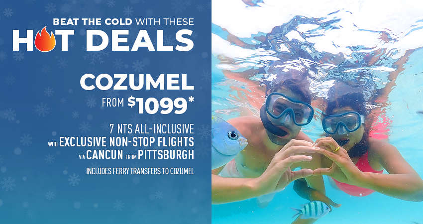 Pittsburgh to Cozumel Deals