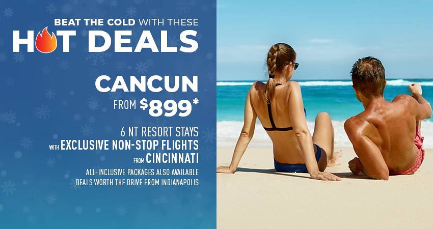 Indianapolis to Cancun Deals