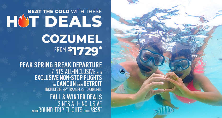 Detroit to Cozumel Deals