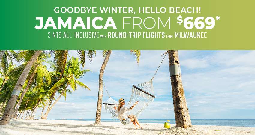 Milwaukee to Jamaica Deals