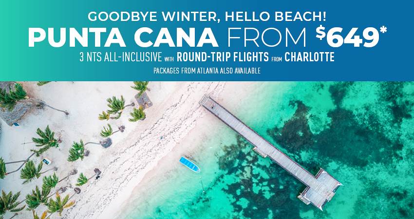 Atlanta or Charlotte to Punta Cana Deals