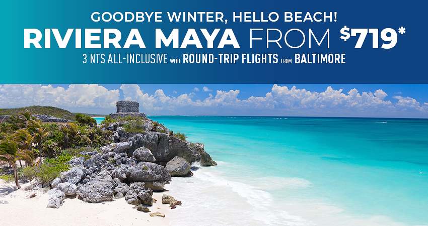 Baltimore to Riviera Maya Deals