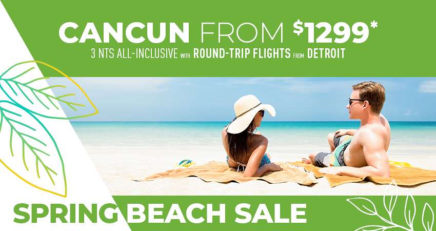 Detroit to Cancun Deals