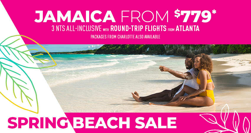Atlanta or Charlotte to Jamaica Deals