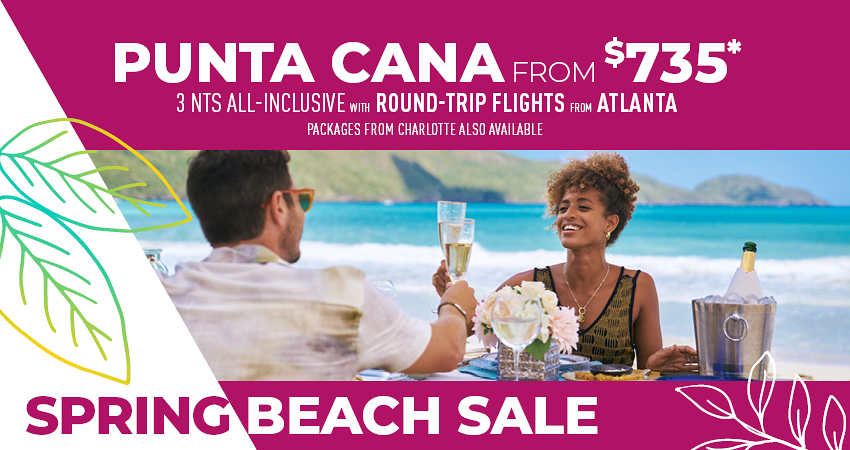 Atlanta or Charlotte to Punta Cana Deals