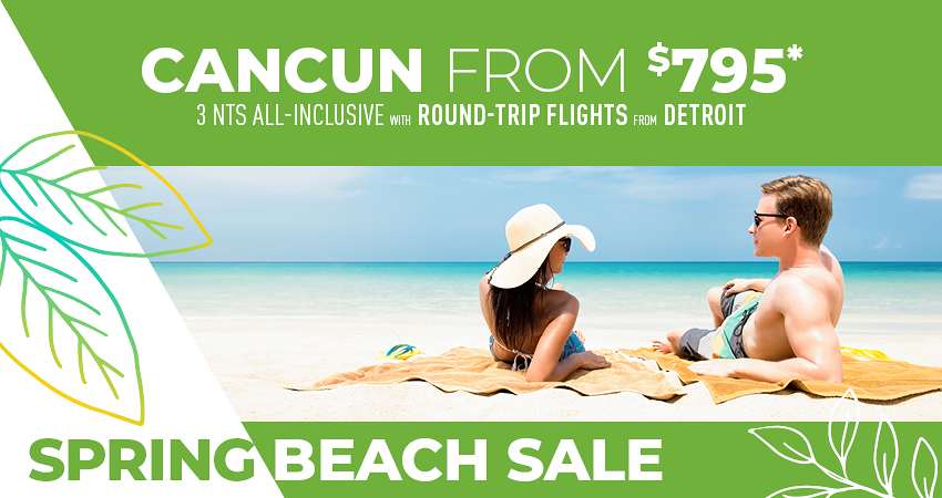 Detroit to Cancun Deals
