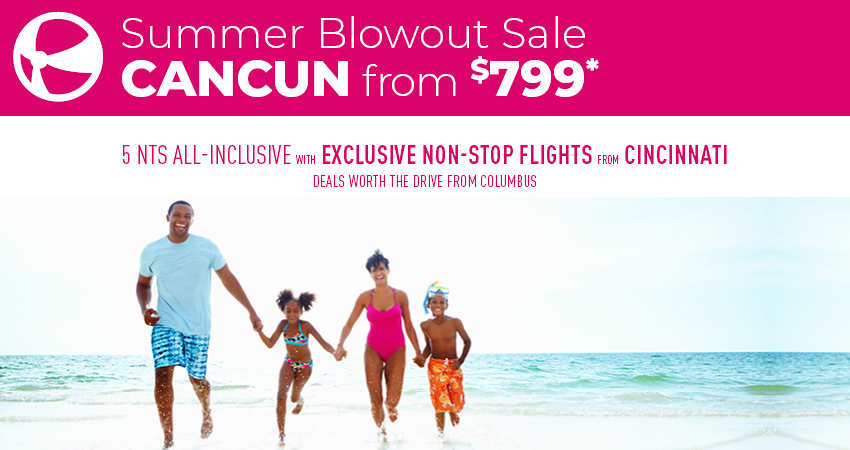 Columbus to Cancun Deals