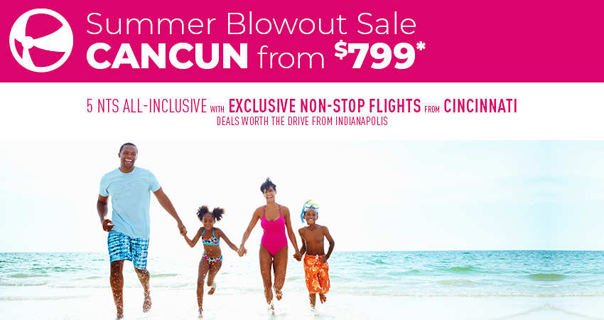 Indianapolis to Cancun Deals
