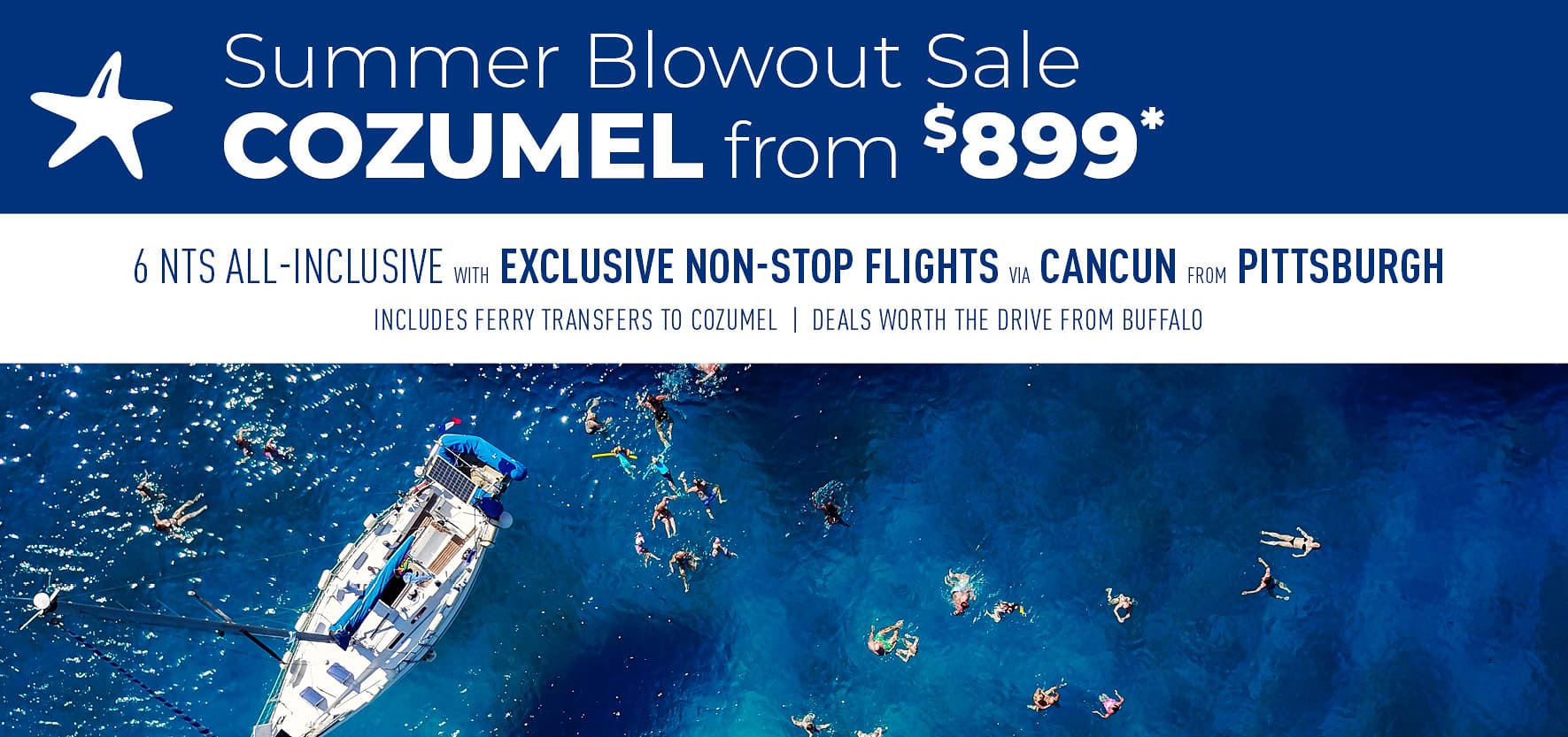 Buffalo to Cozumel Deals