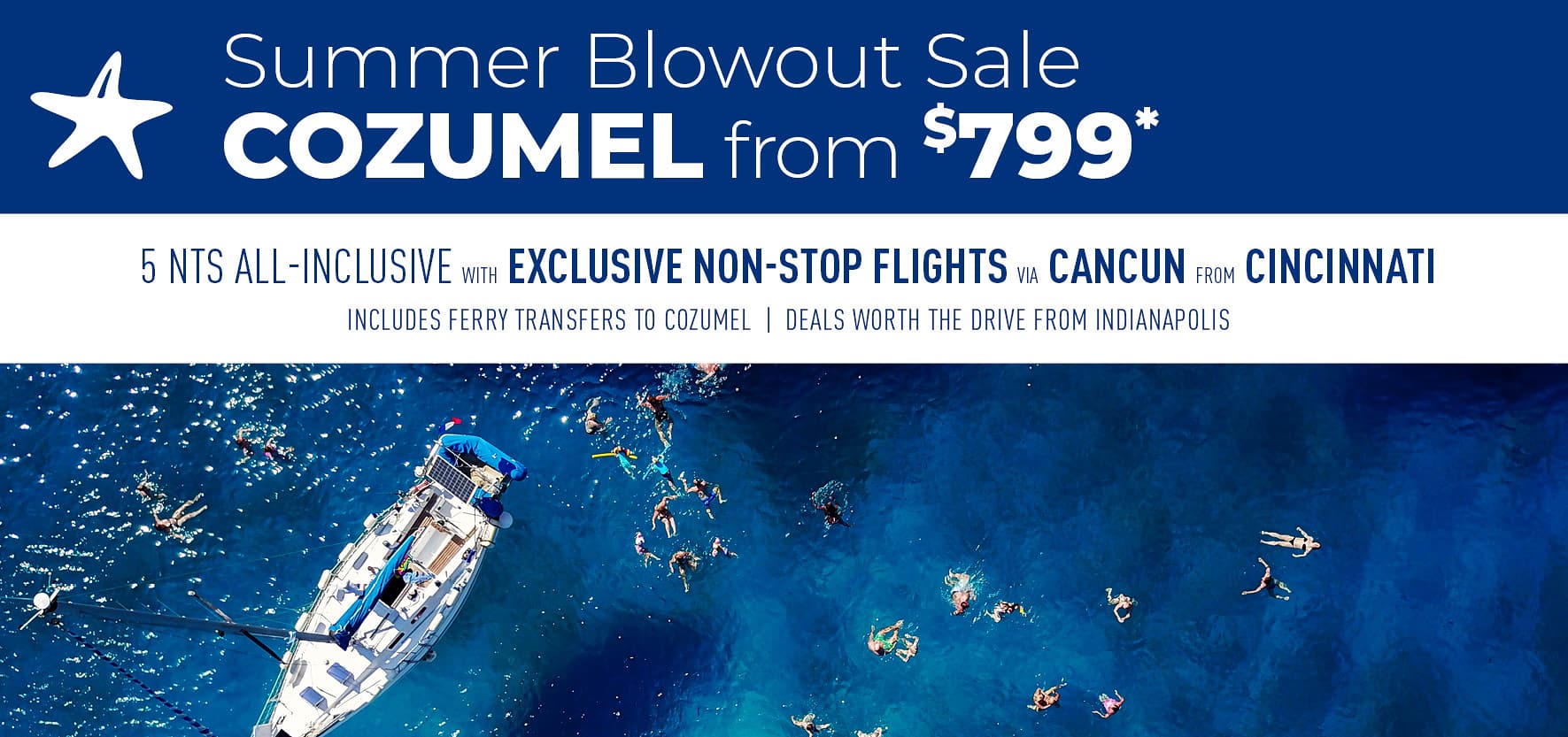 Indianapolis to Cozumel Deals